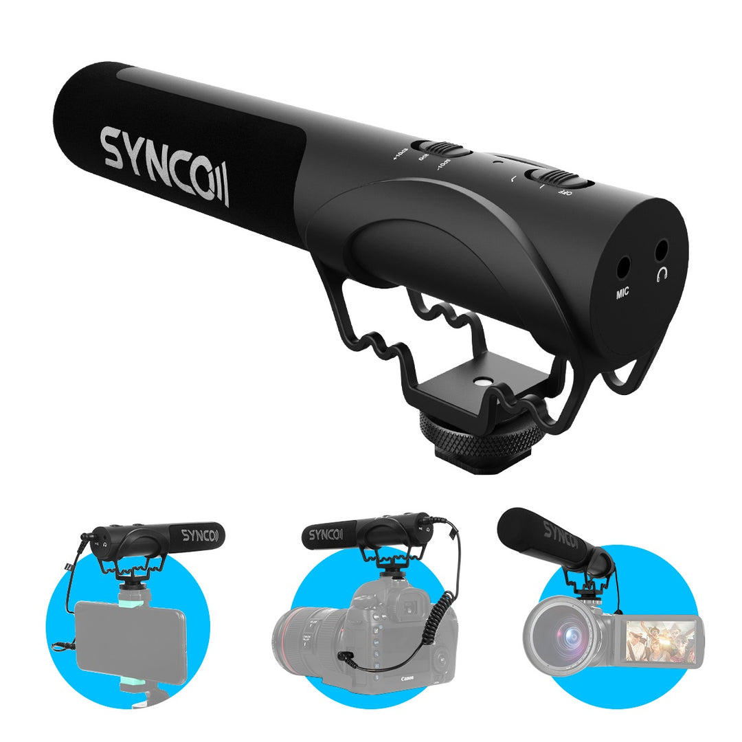 Synco Kompaktmikrofon für DSLR-Kamera