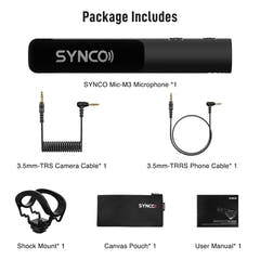 Synco Kompaktmikrofon für DSLR-Kamera