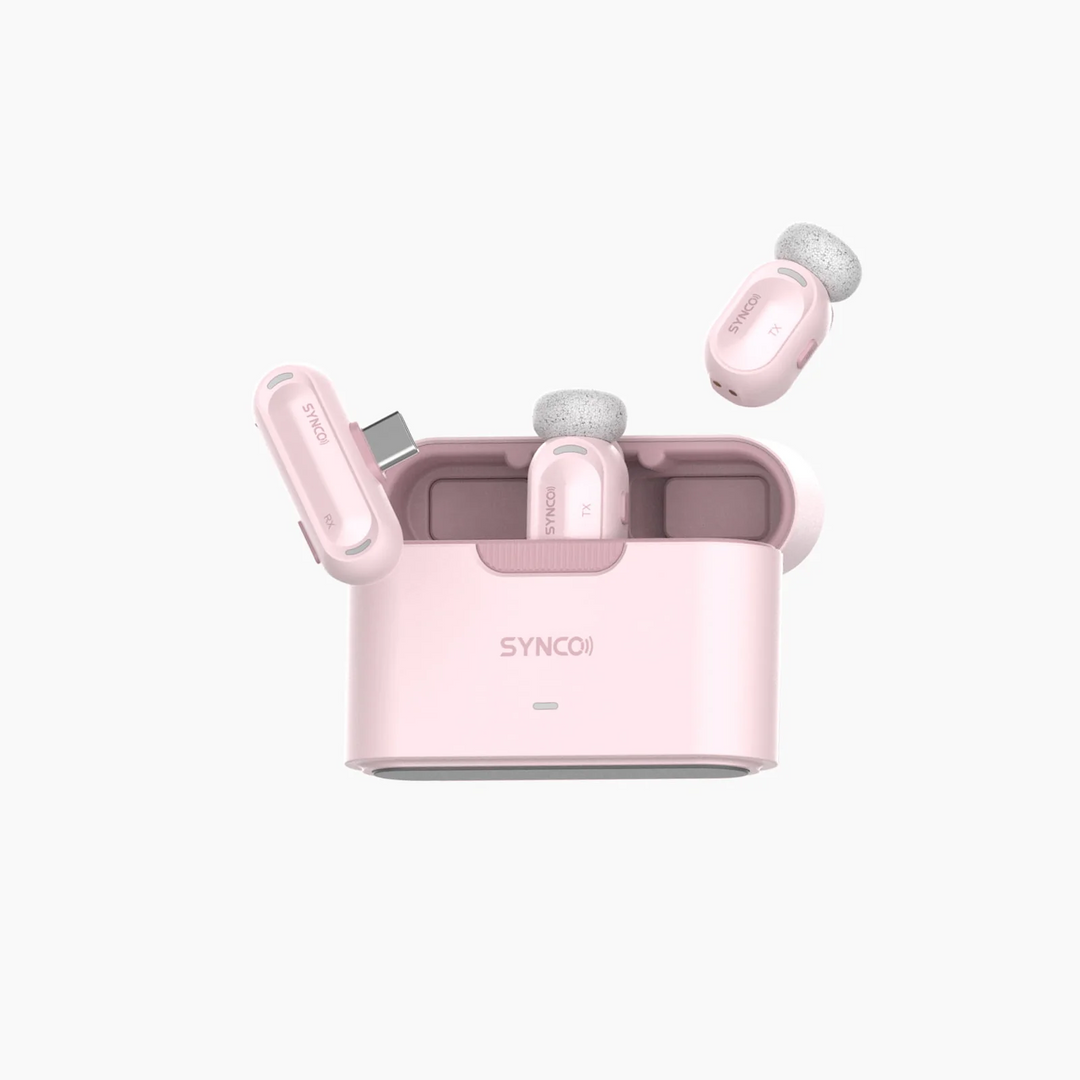 Synco Smic trådløst mikrofonsæt til USB-C, pink