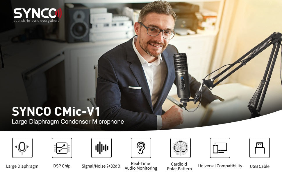 Synco USB Studio großmembran mikrofone