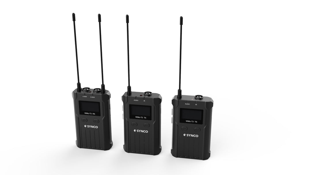 Synco drahtloses mikrofonset PRO 1 RX und 2 TX UHF