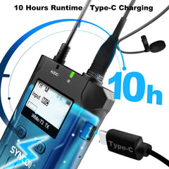 Synco drahtloses mikrofonset PRO 1 RX und 2 TX UHF