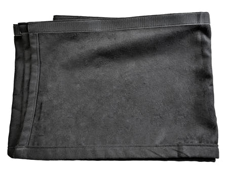 Molton m. Velcro (4m x 60cm, Schwarz)
