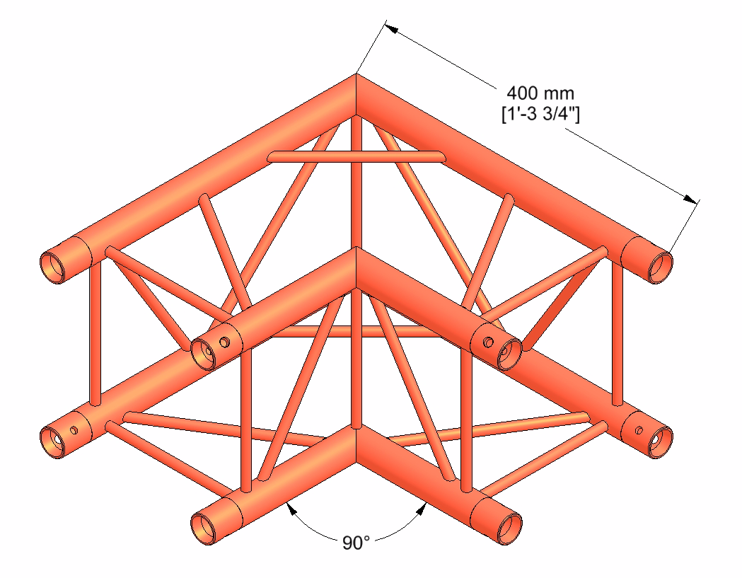 Milos QTM quatro 2way 90° corner