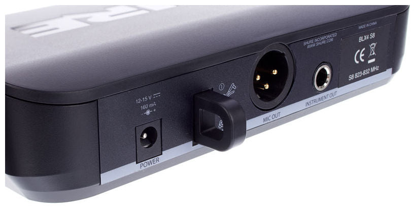 Shure BLX24 B58A Drahtlos Mikrofone (S8)