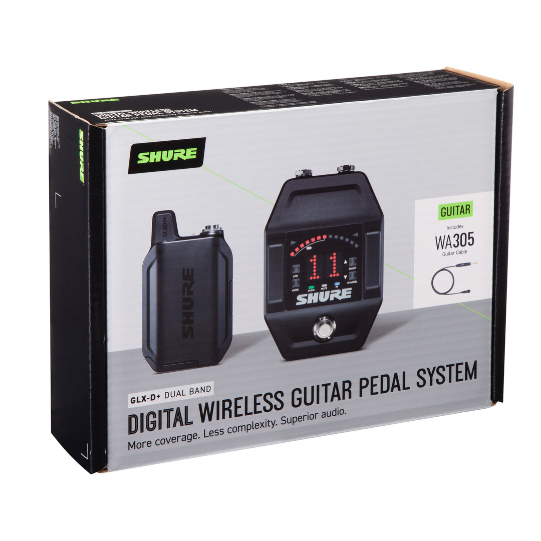 Shure GLXD16+ Drahtloses Gitarrenpedal-System