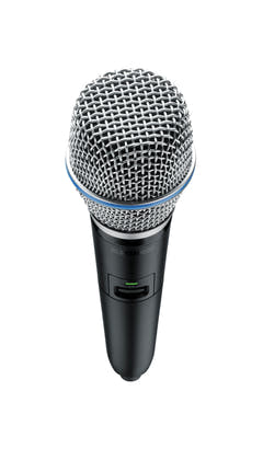 Shure GLXD24R+ BETA87A Drahtloses Mikrofon-Racksystem