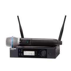 Shure GLXD24R+ BETA87A Drahtloses Mikrofon-Racksystem