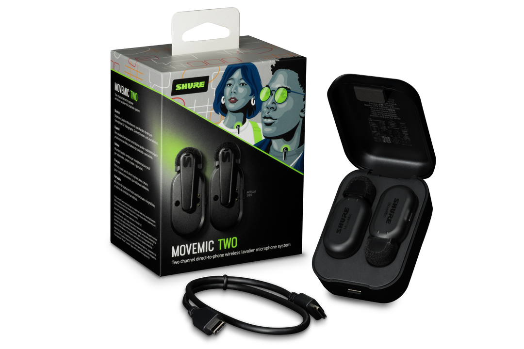 Shure MoveMic Two Bluetooth Mikrofon-Set (2 Mikrofone)