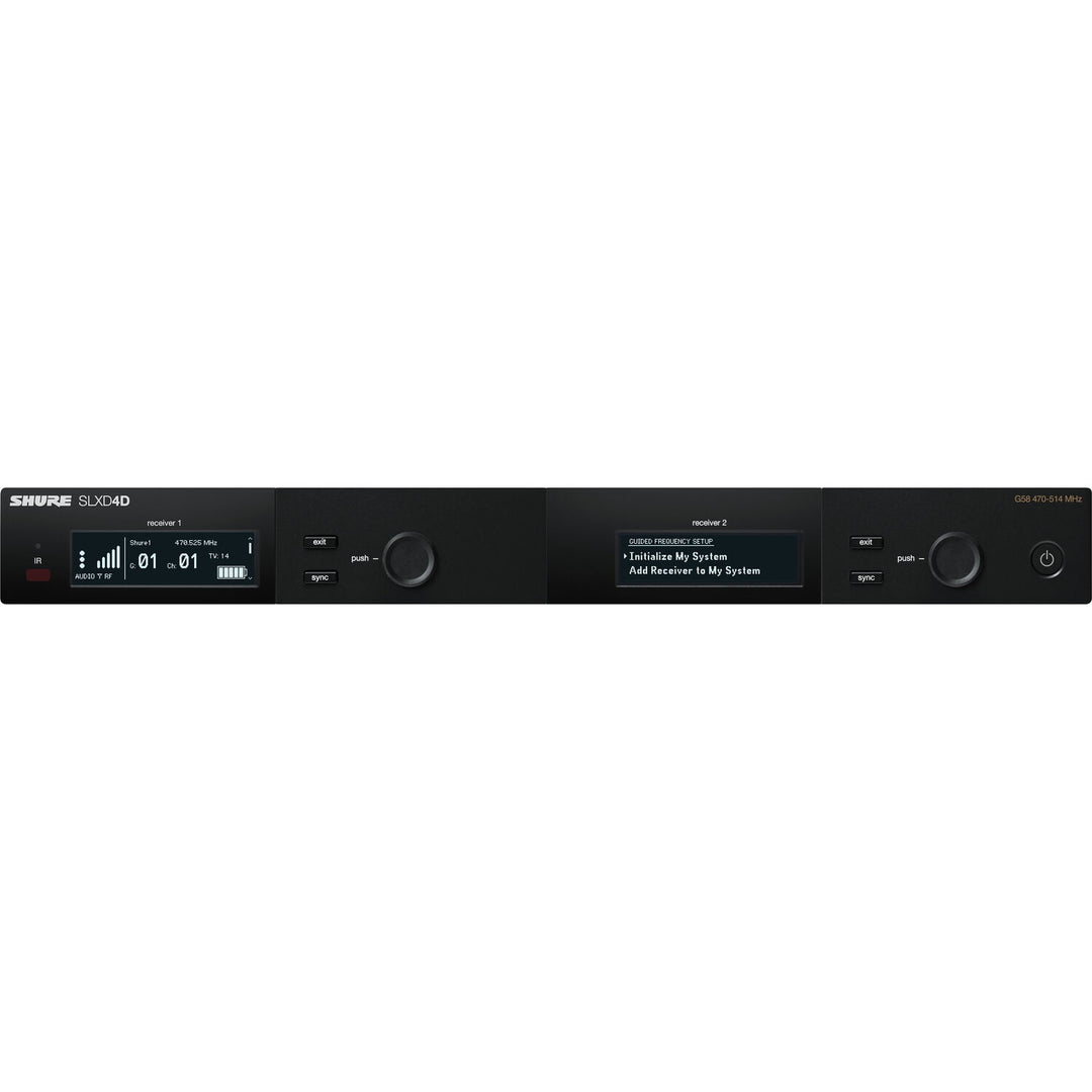 Shure SLXD24DE/SM58-J53 Drahtloses Mikrofone System (562-606Mhz)