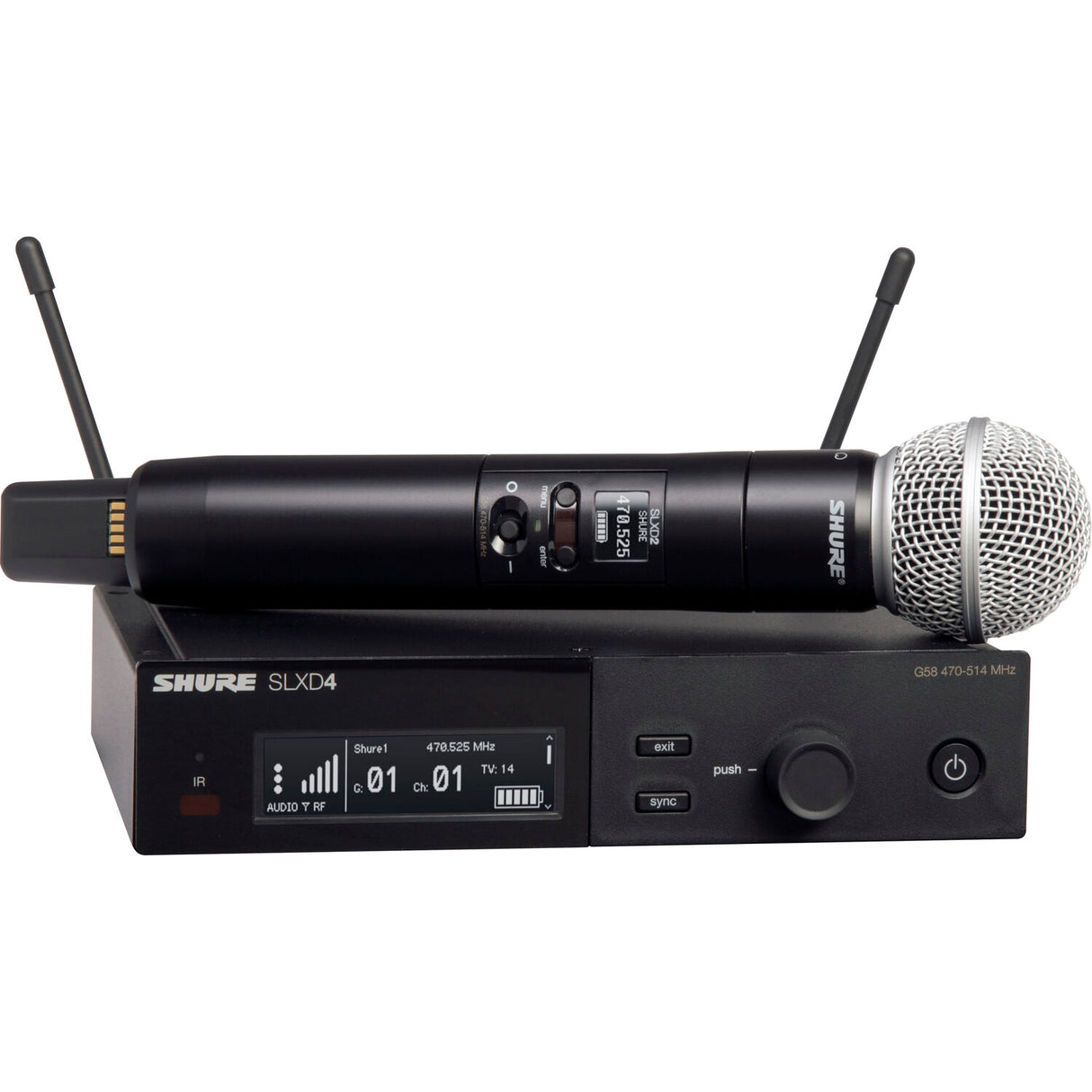 Shure SLXD24E/SM58-S50 - 823-865Mhz