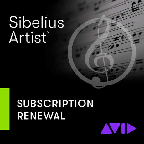 Sibelius Artist-Abonnement VERLÄNGERUNG