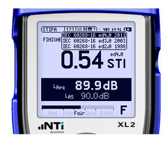 NTI XL 2 STIPA Handheld Audio und Akustik Analyzer