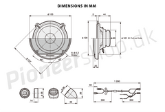 Pioneer TS-G130C Autolautsprechersystem (13cm, 5,25")