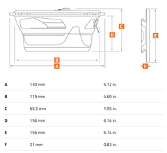 HERTZ CENTO 130MM COAXIAL Lautsprecher, 2-WEGE