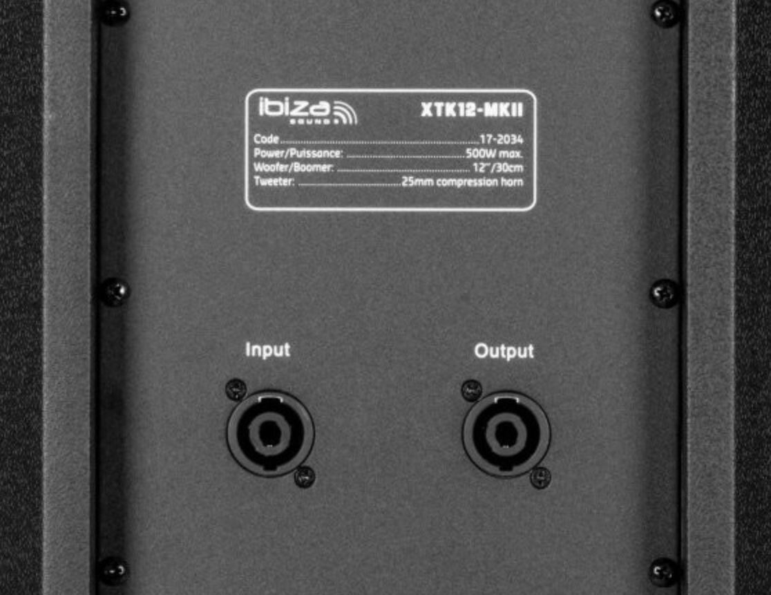 Ibiza XTK 12" Passiver PA-Lautsprecher