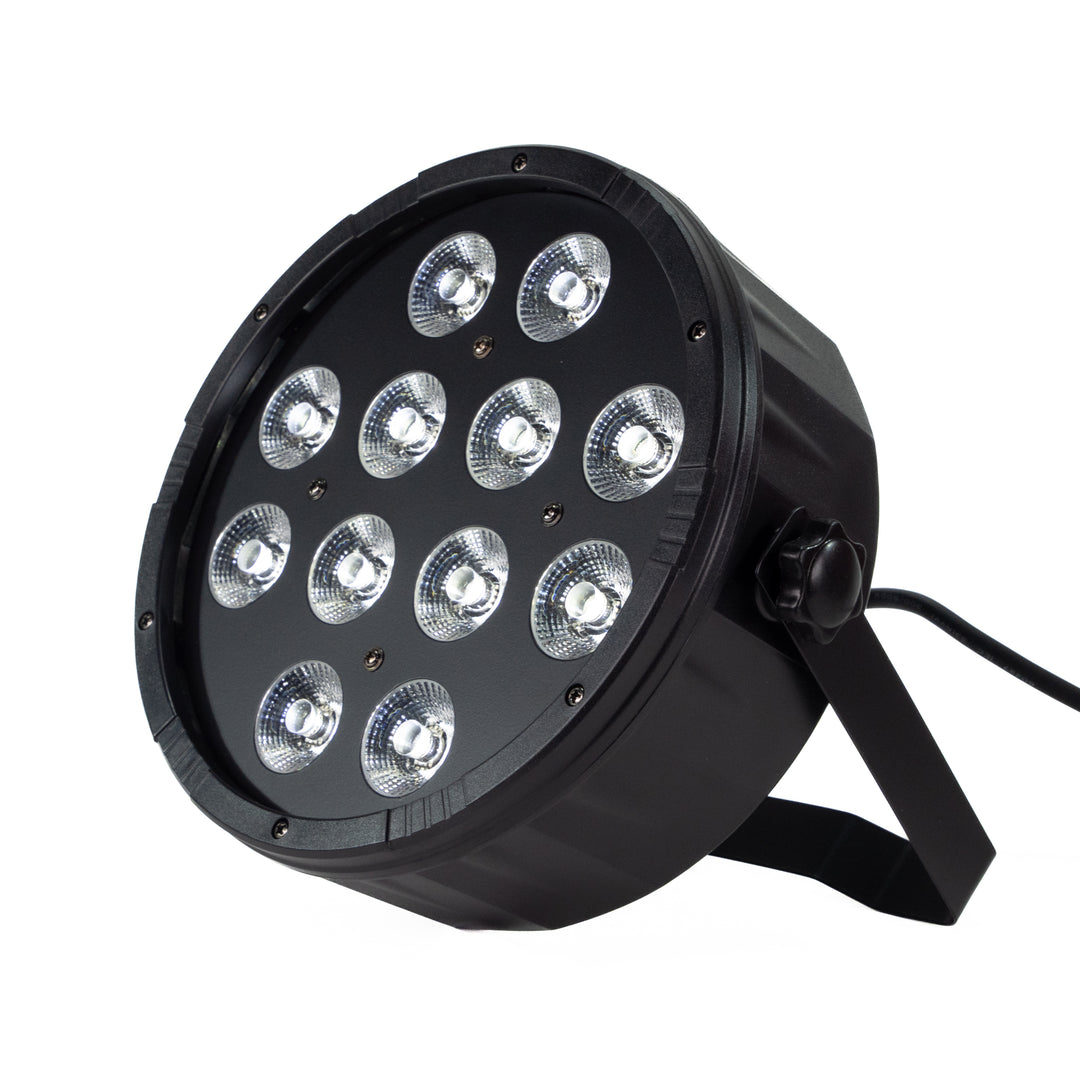 Marconi Polaris 12x12W RGBW Parlampe 4 stk. Bundle m/taske