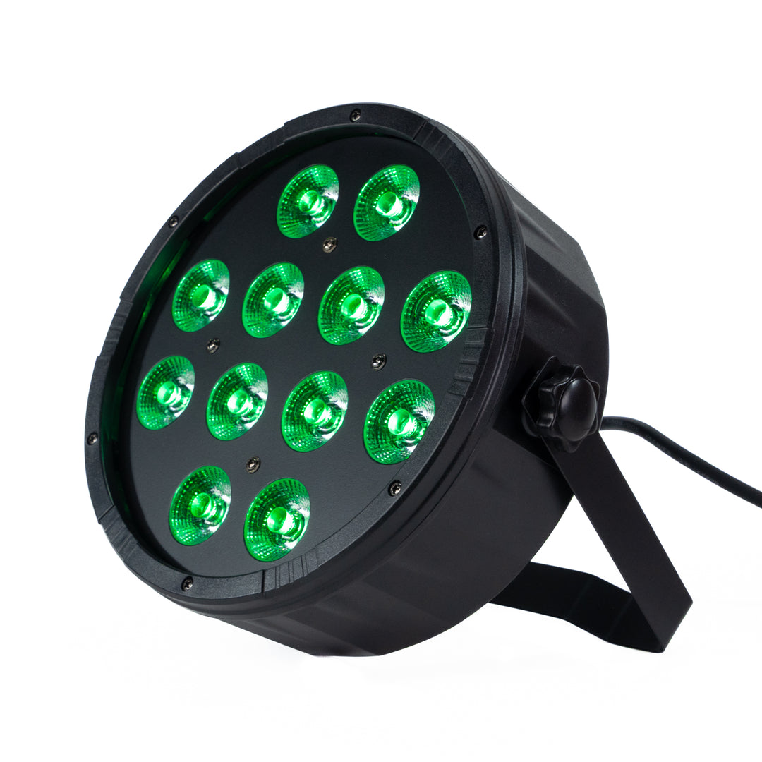 Marconi Polaris 12x12W RGBW Parlampe 4 stk. Bundle m/taske