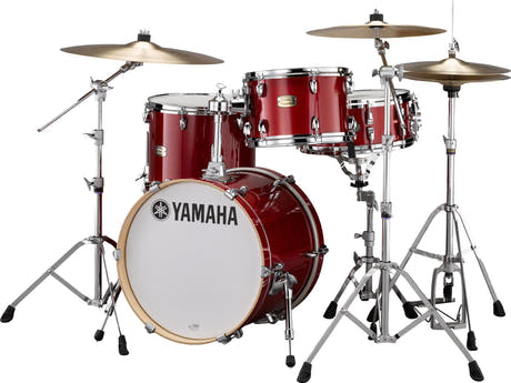 Yamaha Stage Custom Birch Bop Shellset - Cranberry Red