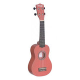 Stagg US-LIPS Sopranukulele mit Gigbag (Rot)