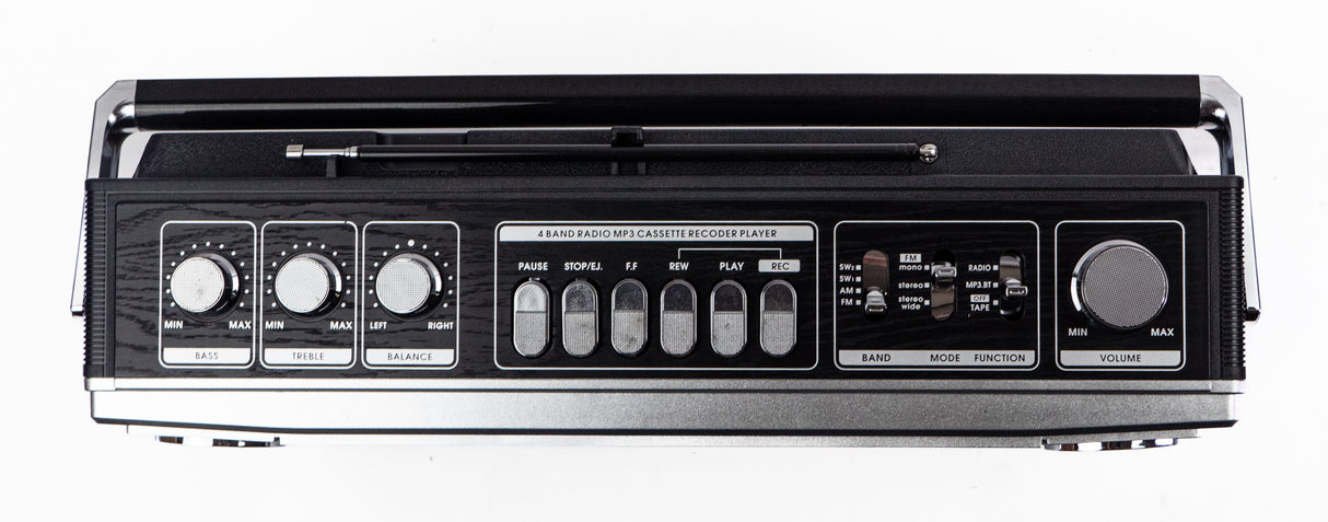 Studio 57 Boombox (Bluetooth) Silber