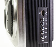 Studio 57 - Ghettoblaster mit Bluetooth (Silber)