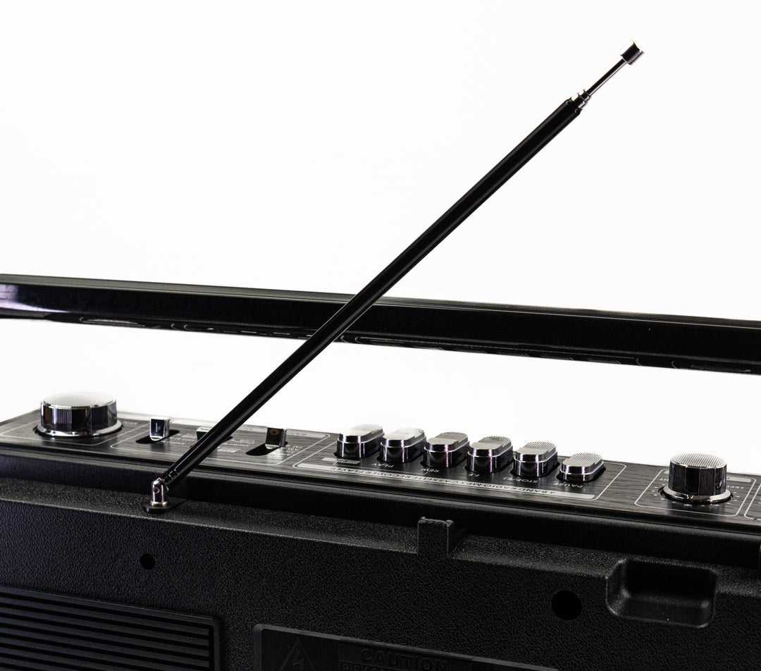 Studio 57 - Ghettoblaster mit Bluetooth (Silber)