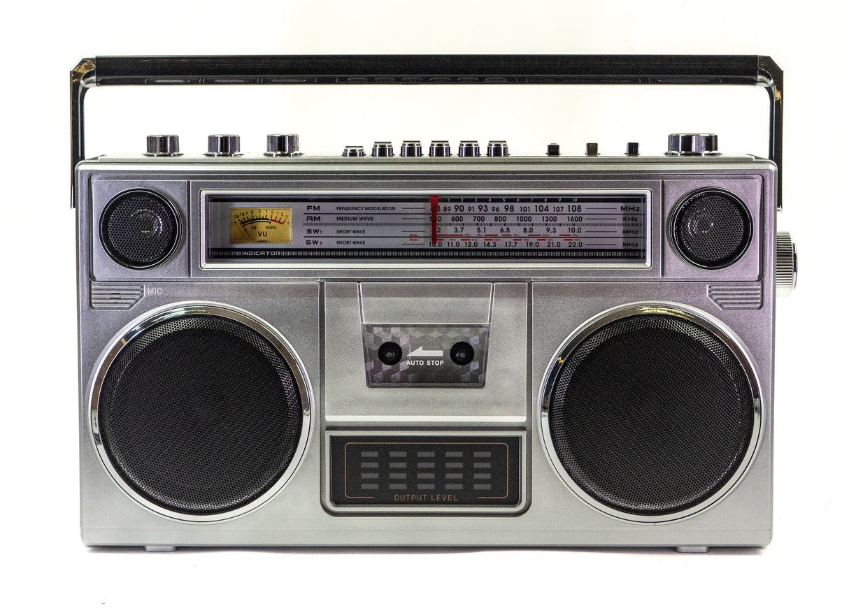 Studio 57 Boombox (Bluetooth) Silber