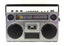 Studio 57 - Ghettoblaster mit Bluetooth (Silber)