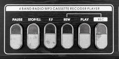 Studio 57 - Ghettoblaster mit Bluetooth (Silber)