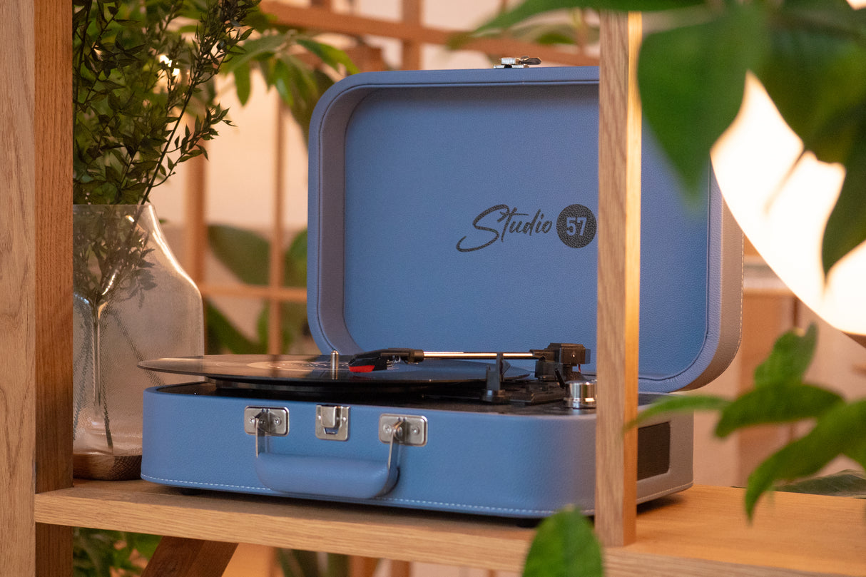 Studio 57 Mellow Plattenspieler (Blau)