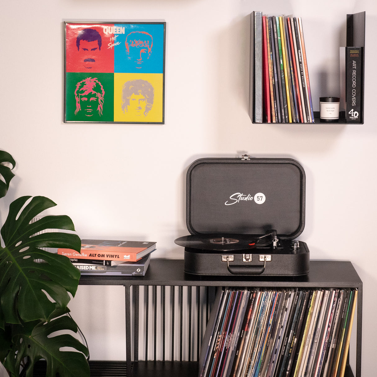 Studio 57 Mellow Plattenspieler (Schwarz)