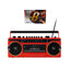 Studio 57 - Kassettenabspieler m. FM & Bluetooth, Rot + Kassette