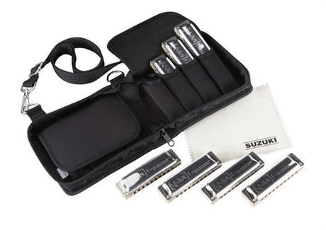 Suzuki Manji M-20 Standard Harmonikas Paketlösung - 7 Stk.