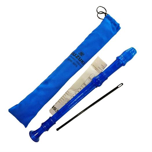 Suzuki SRE-80TB Sopran Recorders - Barock/Englische Griffweise - Blau