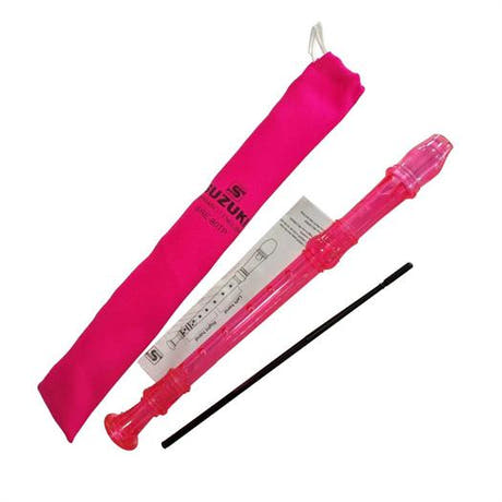 Suzuki SRE-80TP Sopran Recorders - Barock/Englische Griffweise - Pink