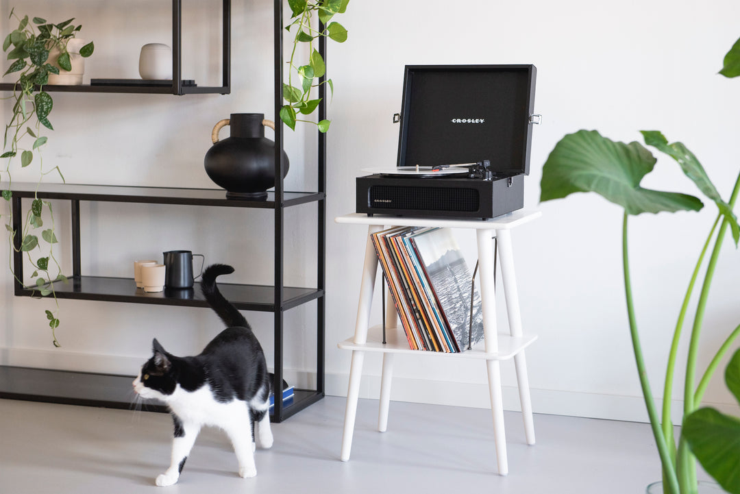 Crosley - Manchester Plattenspieler Möbel (Weiß)