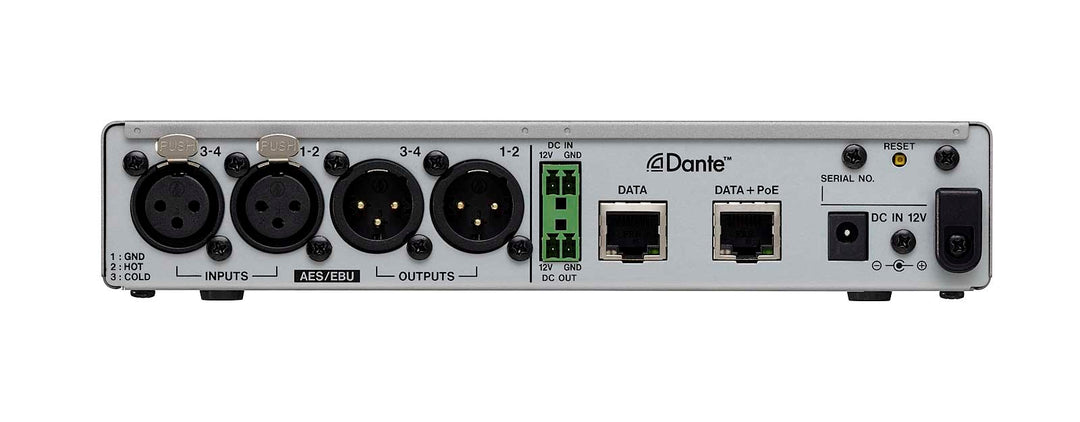 Tascam AE-4 AES/EBU Dante-Konverter 2in / 2 out, XLR