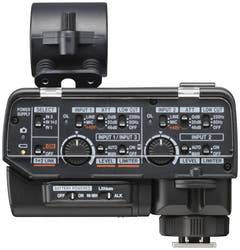 Tascam CA-XLR2D Mikrofonadapter für Kamera, Analogeingang