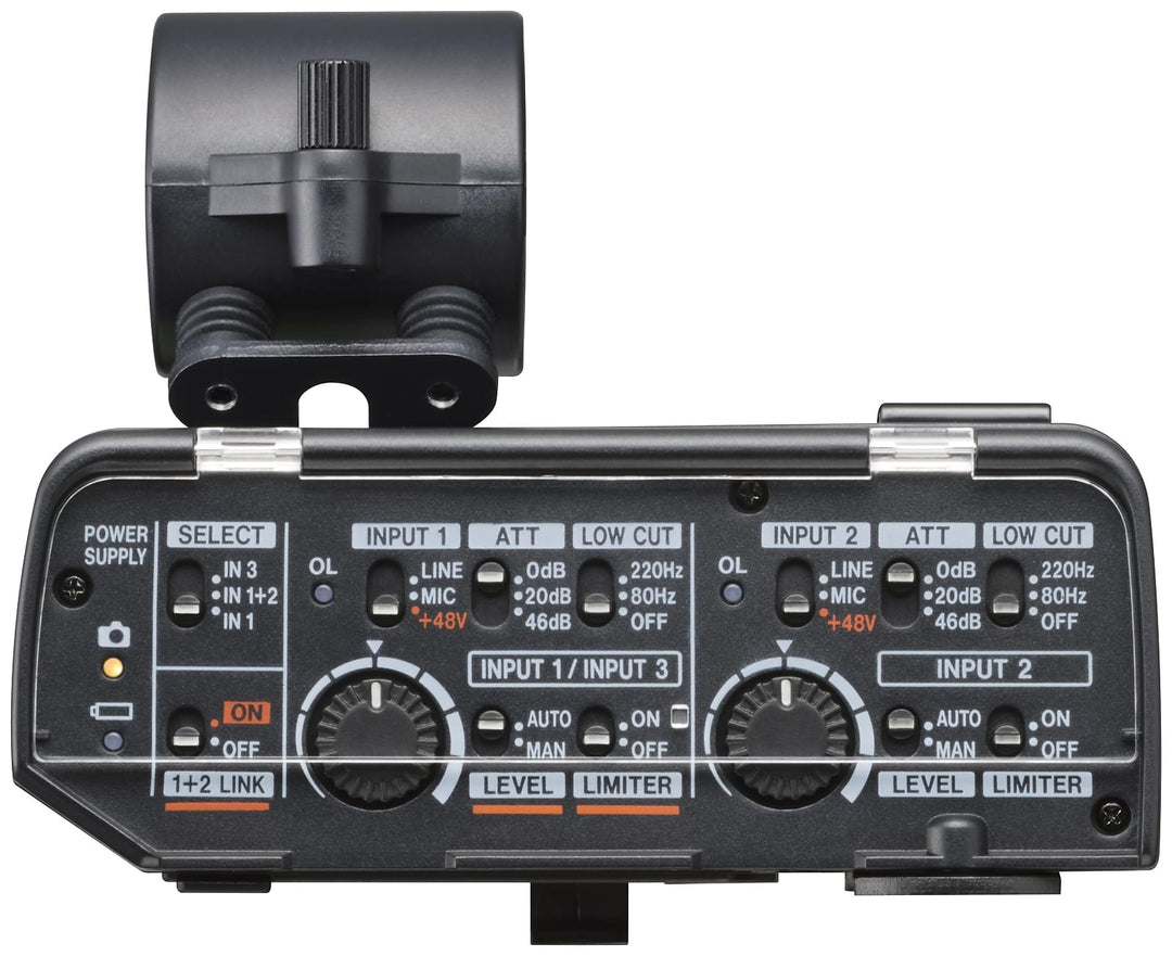 Tascam CA-XLR2D Mikrofonadapter für Kamera, Analogeingang