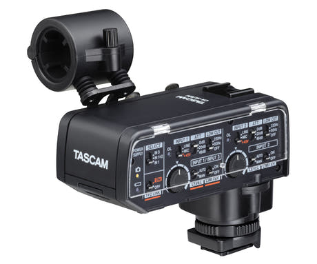 Tascam CA-XLR2N mikrofonadapter für Kamera, Nikon ZR