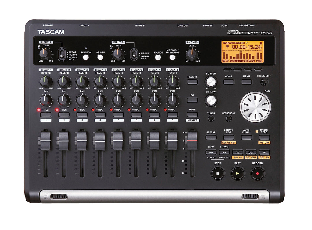 Tascam DP-03SD Digitaler 8-Spur-Rekorder inkl. 4GB SD-Karte