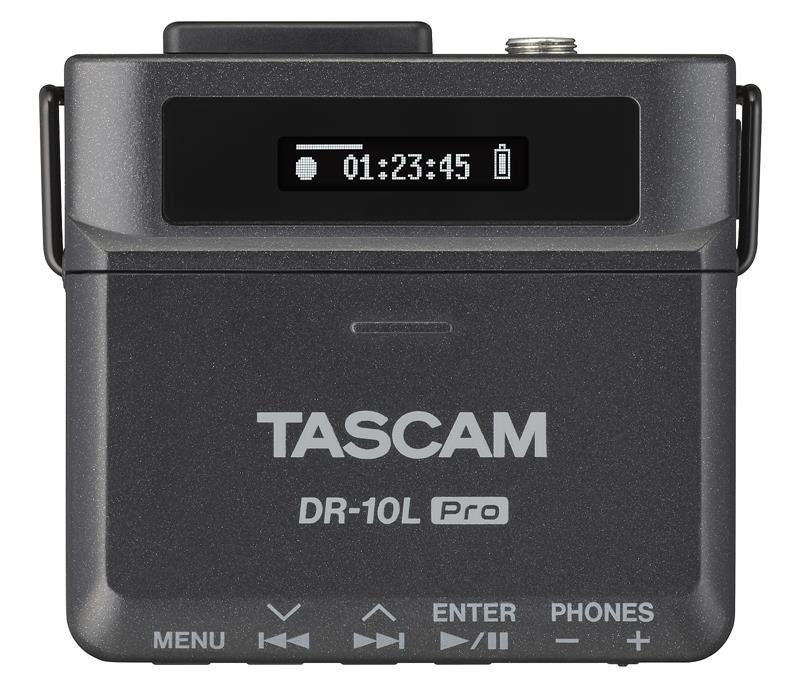 Tascam DR-10L Pro Recorder mit Lavalier-mikrofone, schwarz