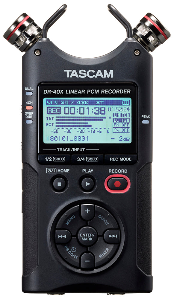 Tascam DR-40X tragbarer Recorder, Diktiergerät