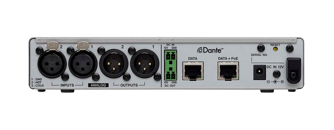 Tascam MM-2D Analog-Dante-Konverter 2in / 2 out, XLR