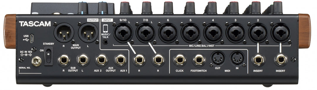 Tascam Model 12 Analogmischpult und 12-Spur-Digitalrekorder