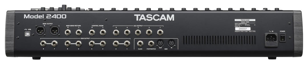 Tascam Model 2400 Digitalmixer und 24-Spur-Digitalrecorder