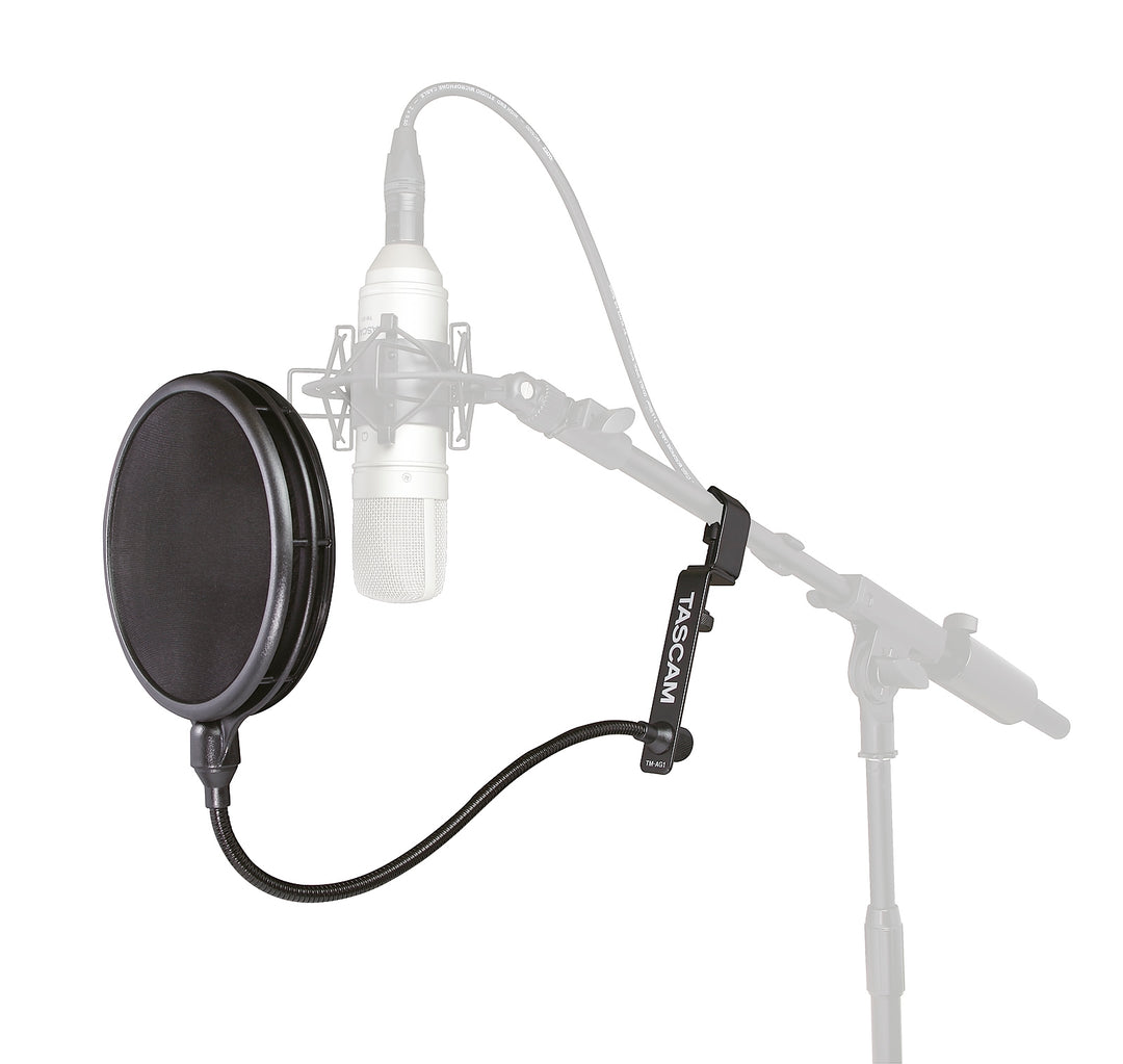 Tascam TM-AG1 Mikrofon-Popfilter mit Schwanenhals