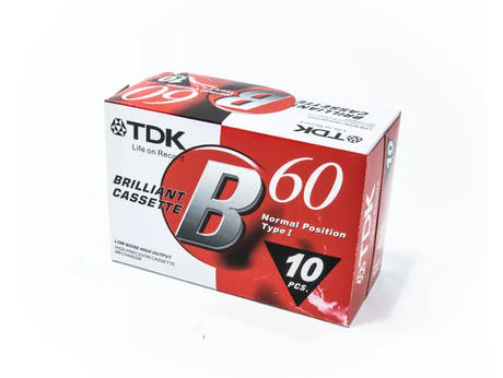 TDK - Kassette (10x60 min.)