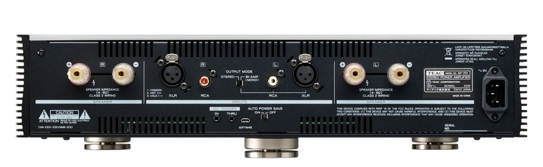 TEAC AP-701 Stereo/Mono Verstärker (Silber)